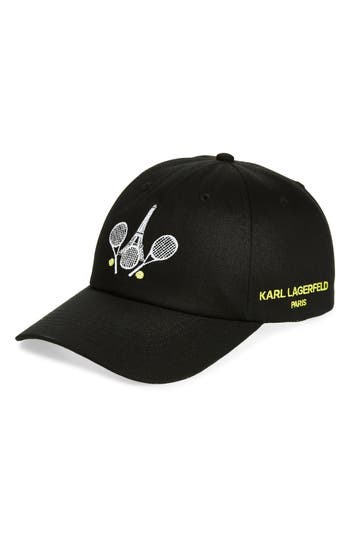 Karl Lagerfeld Paris Racquet Baseball Cap