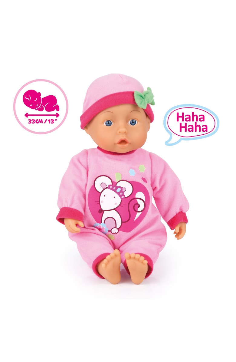 Bayer Design First Words Baby Doll, 13 Inch Mouse, Alternate, color, Multicolored