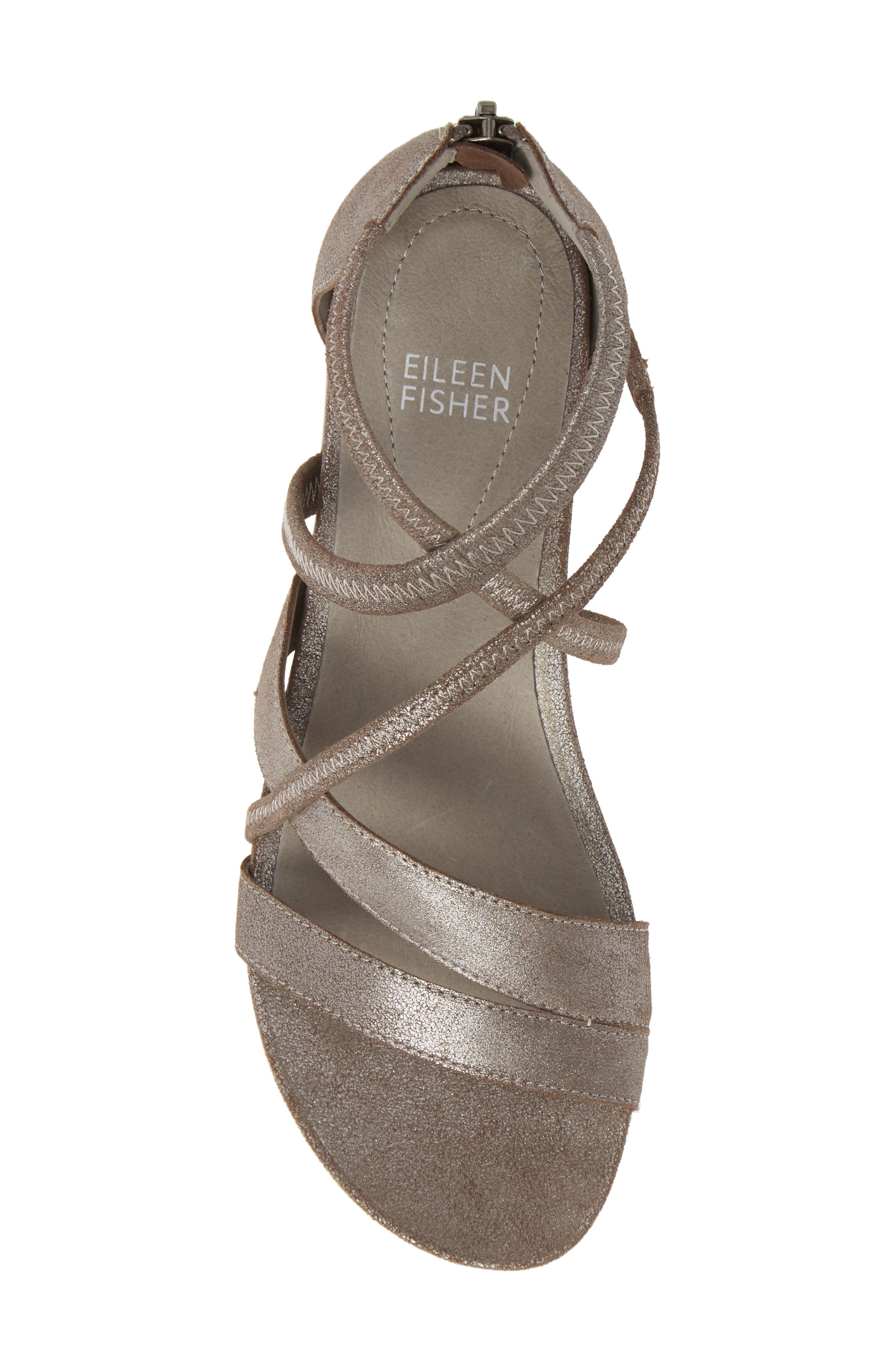 Eileen Fisher Skip Strappy Platform Sandal, Alternate, color, 