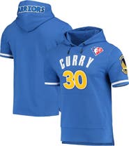 PRO STANDARD Men's Pro Standard Stephen Curry Royal Golden State Warriors Name & Number Short Sleeve Pullover Hoodie