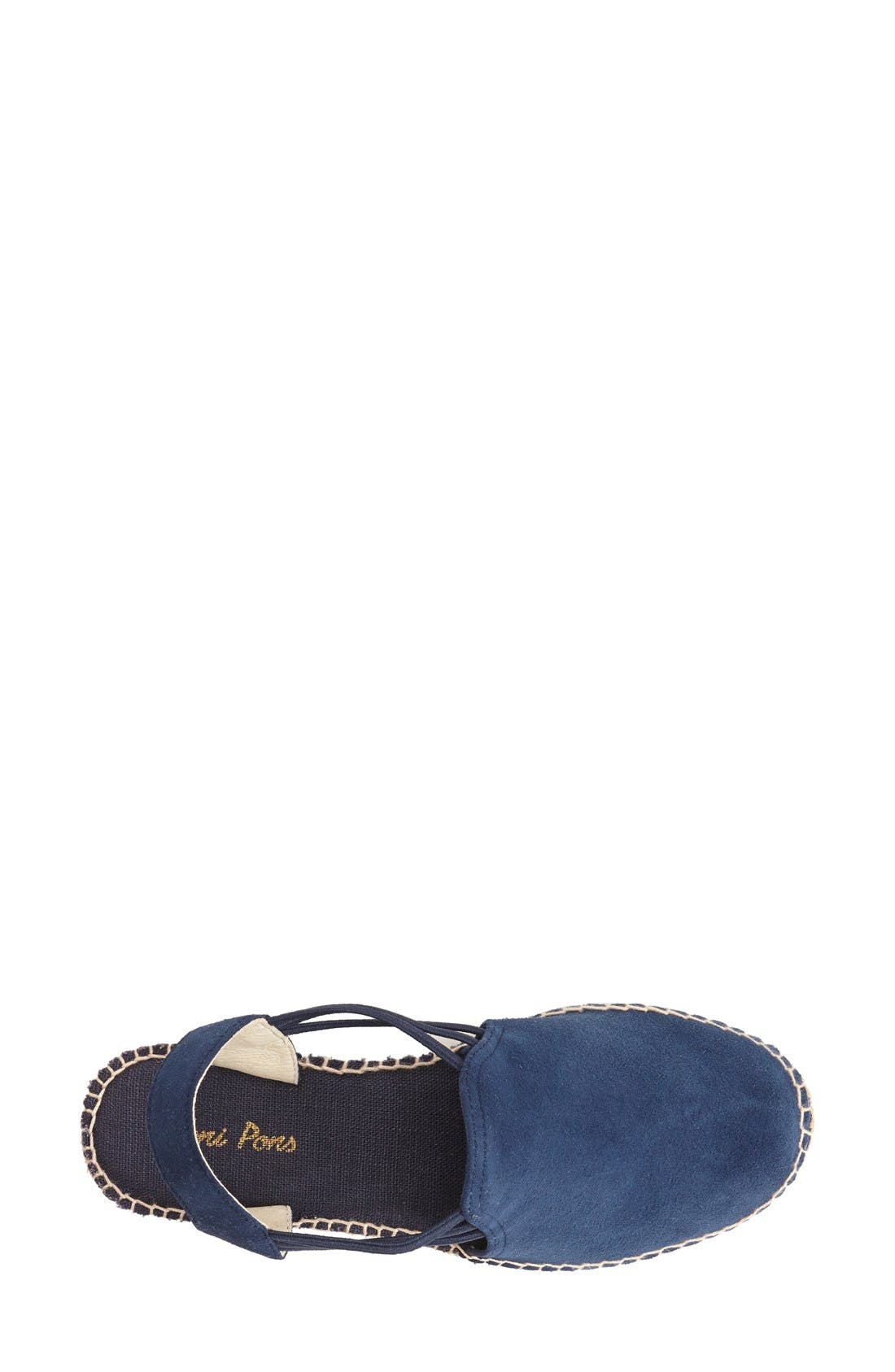 Toni Pons 'Nuria' Suede Sandal, Alternate, color, Navy