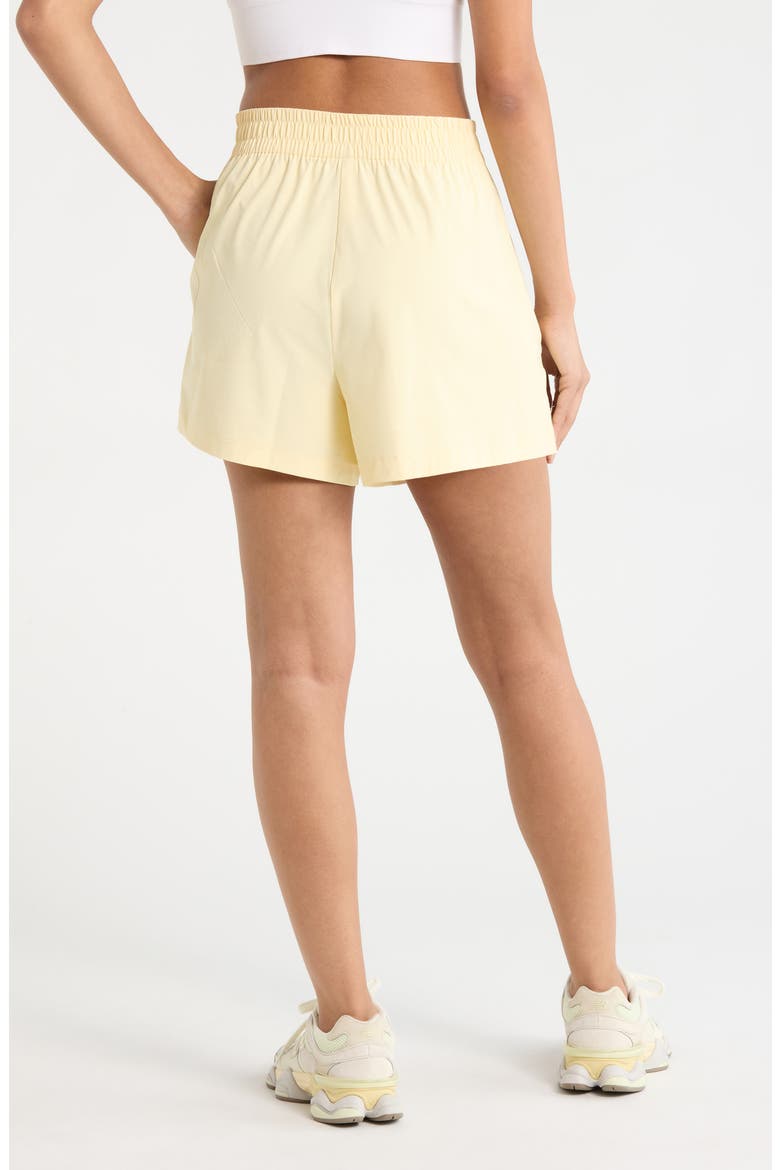 Atlas High Waist Daily Shorts, Alternate, color, YELLOW FLAN