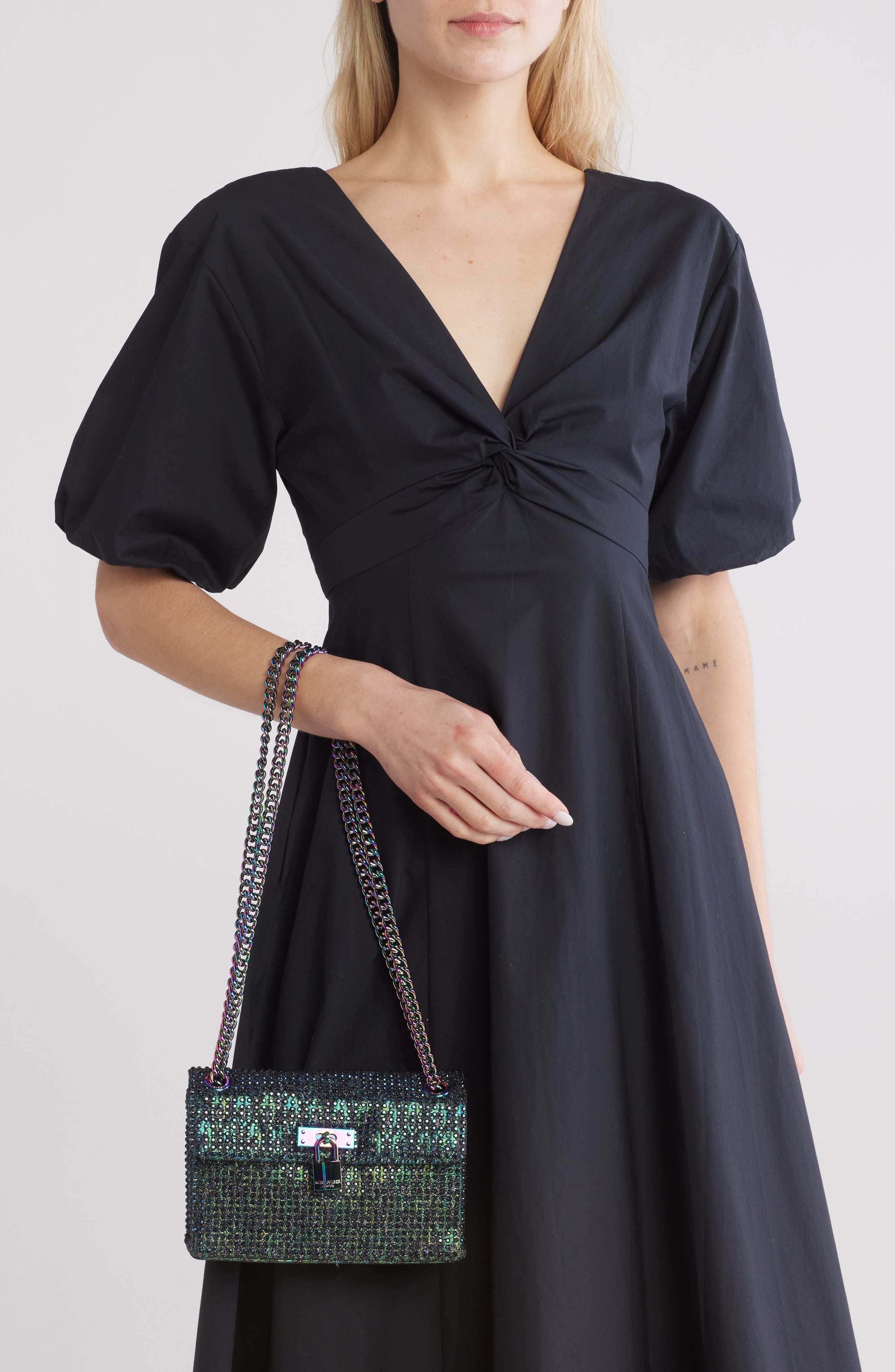 Kurt Geiger London Mini Brixton Convertible Crossbody Bag, Alternate, color, Oxford