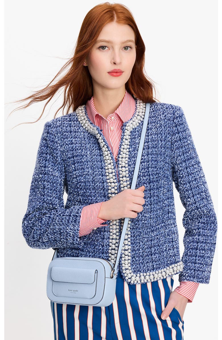 Kate Spade New York ava pebble leather crossbody bag, Alternate, color, North Star