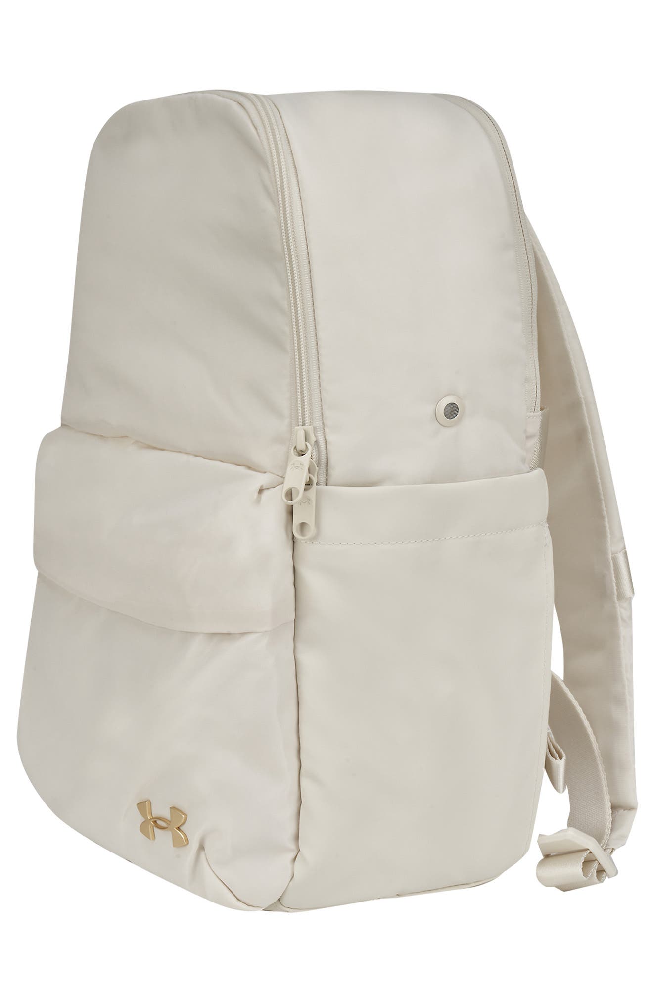 Under Armour Studio Spirit Backpack, Alternate, color, Stone / / Metallic Gold