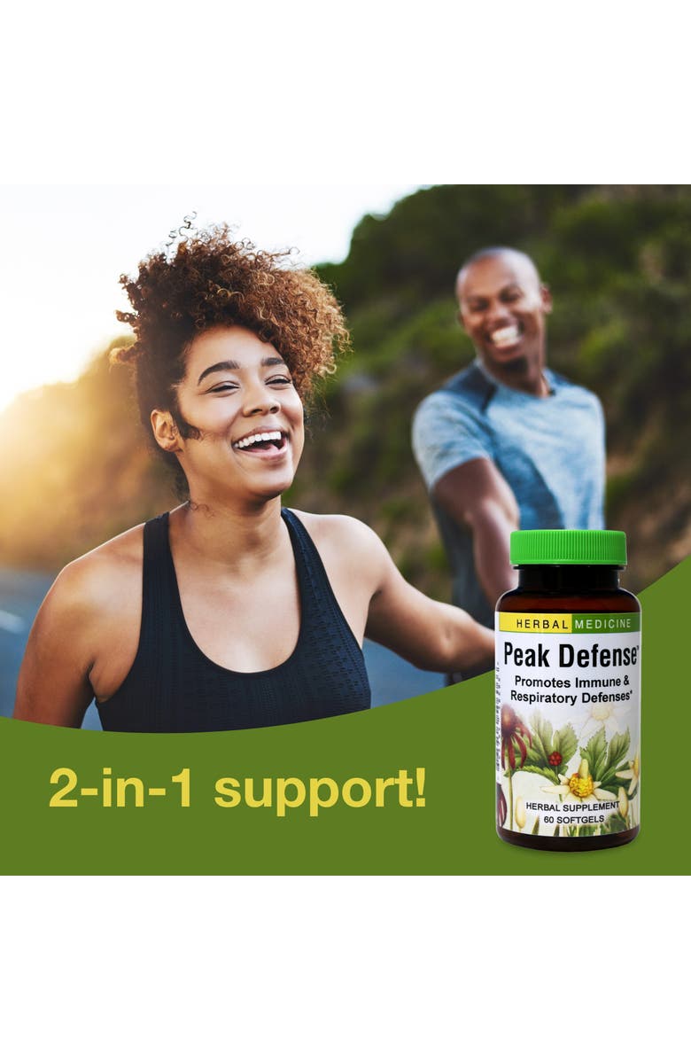 Trace Minerals Peak Defense - Support a Healthy Respiratory System - Herbal Supplement to Support Immune Health - Vitality Support Supplement for Adults - Gluten-Free - 60 Softgels, Alternate, color,
