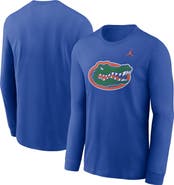 Jordan Brand Men's Jordan Brand Royal Florida Gators Primary Logo Long Sleeve T-Shirt