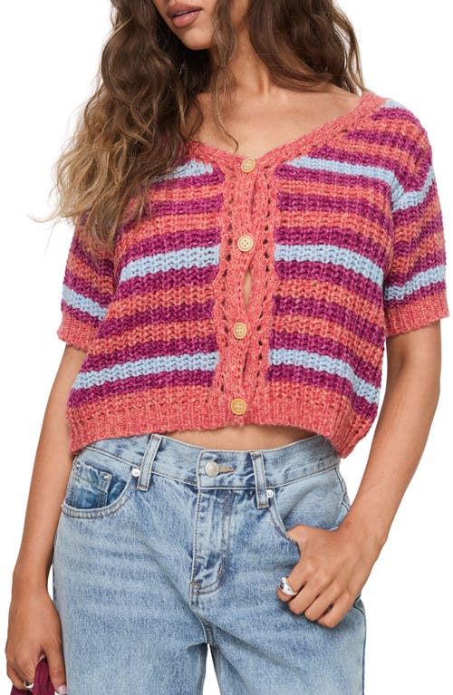 Princess Polly Compassion Knit Cardigan In Pink