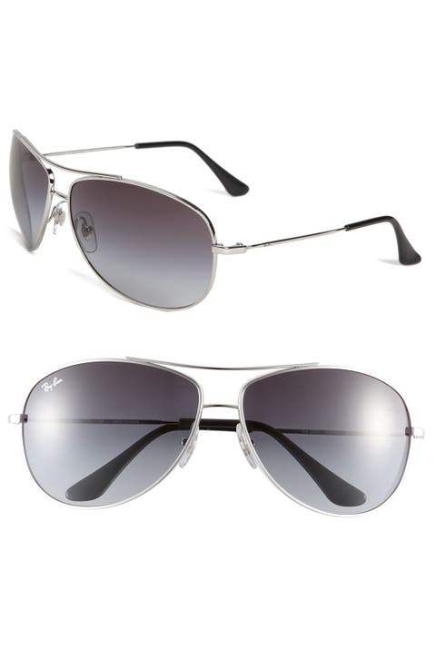 63mm Aviator Sunglasses