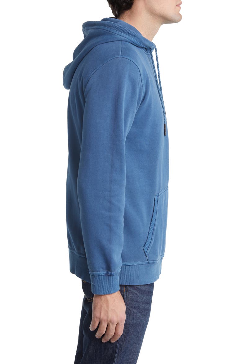 Fleece Hoodie, Alternate, color, DENIM