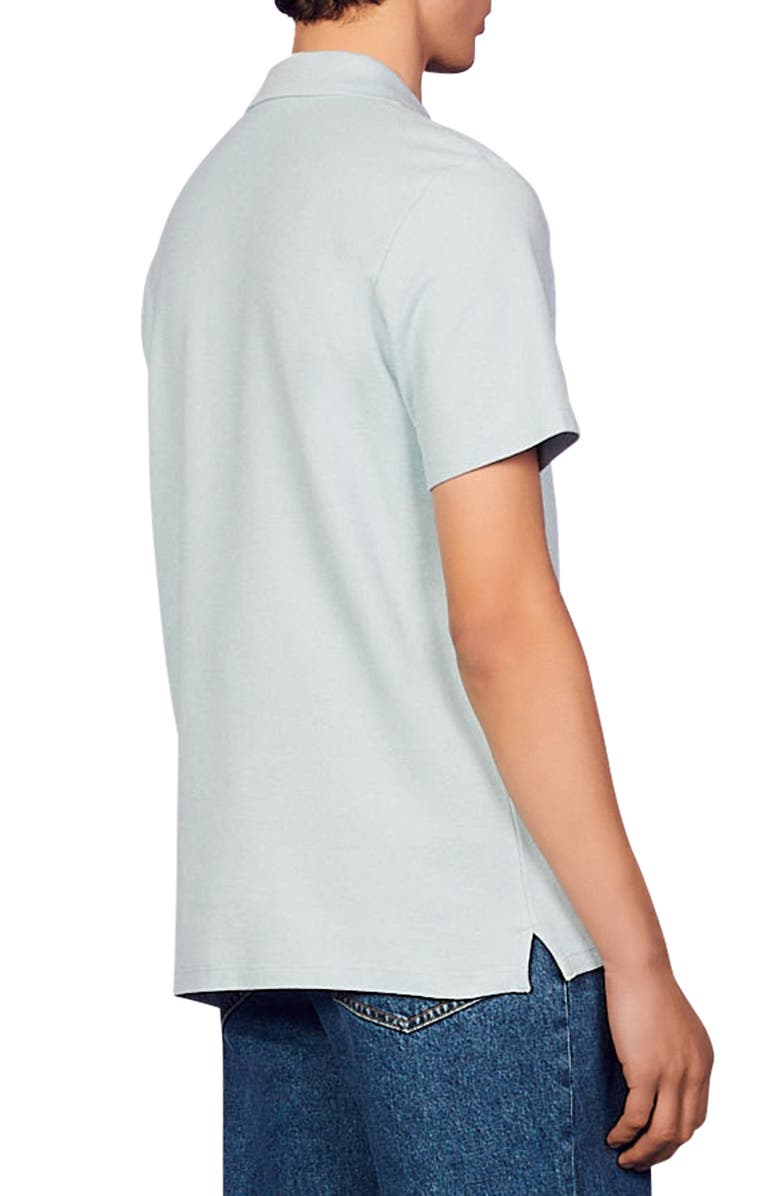 SANDRO Embroidered Double S Polo, Alternate, color,