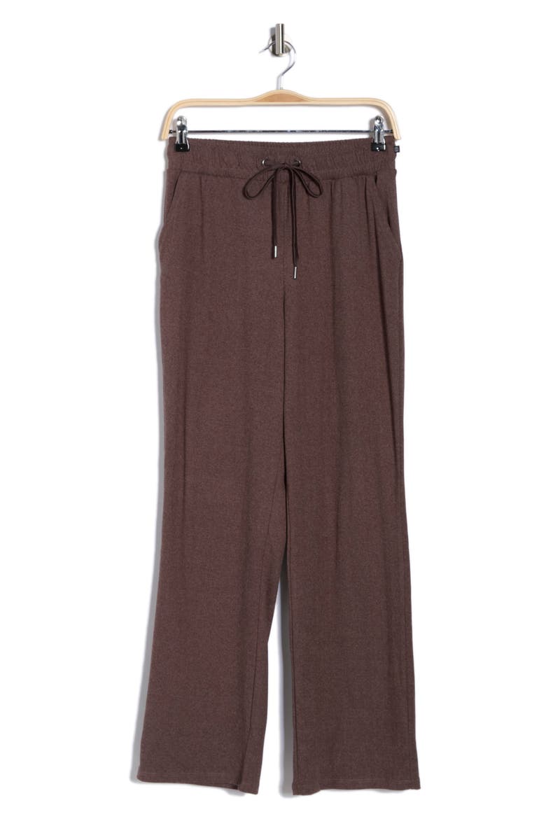 Riley Straight Leg Sweatpants, Alternate, color, HEATHER BLACK COFFEE