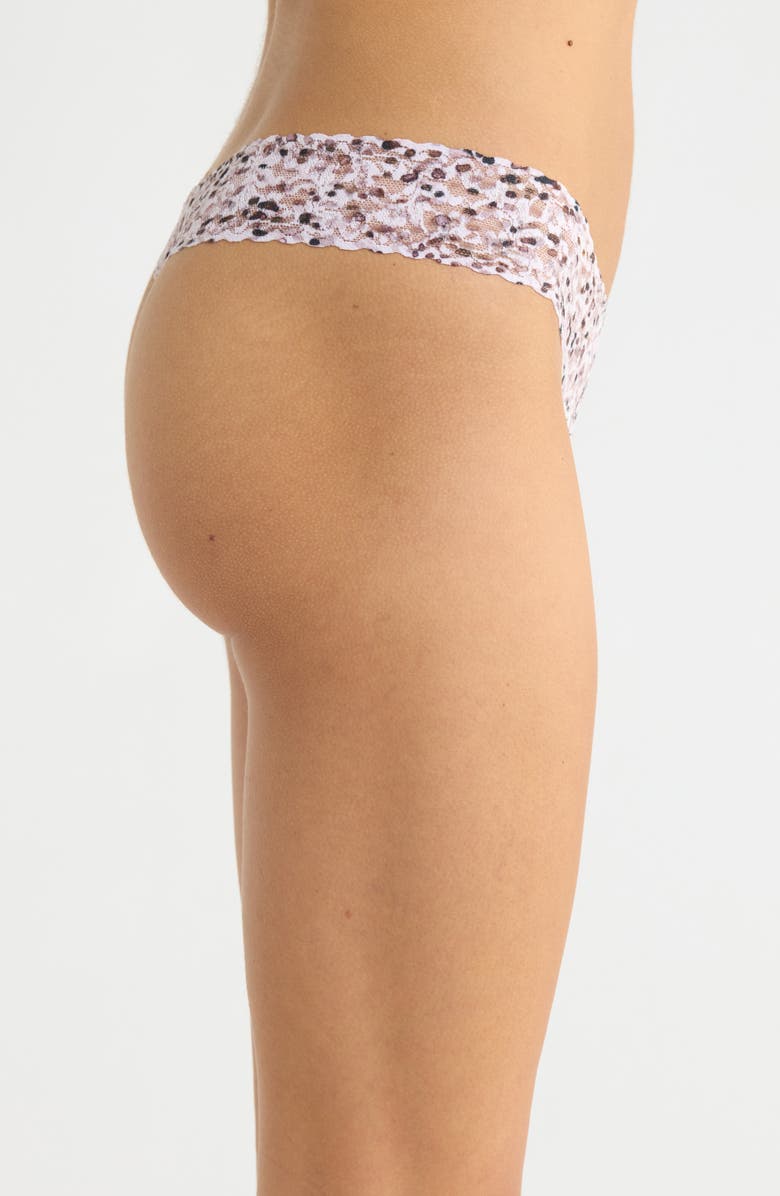 Hanky Panky Print Low Rise Thong, Alternate, color, Unconventional