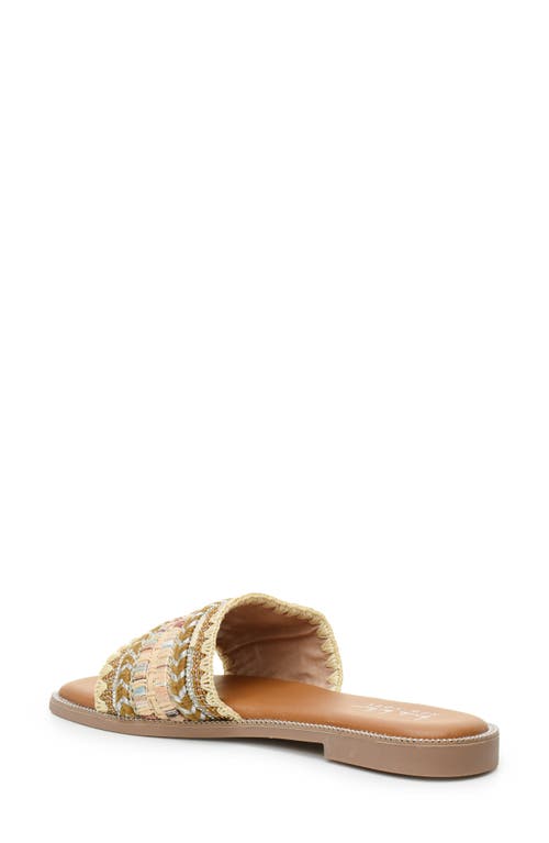 NICOLE MILLER NICOLE MILLER CROSSOVER SLIDE SANDAL 