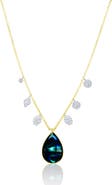 Meira T Pear Cut Shell Pendant Necklace