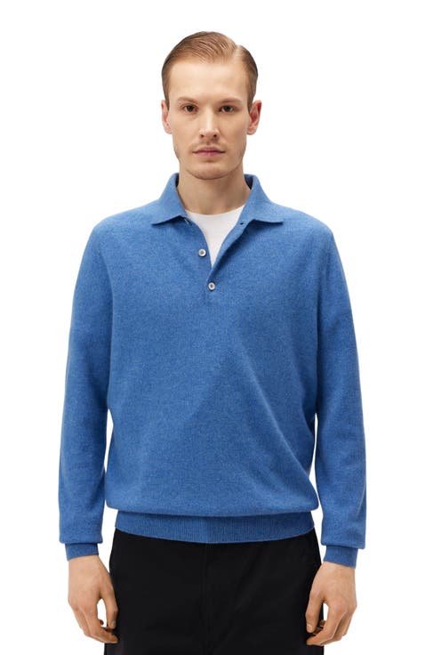 Essential Cashmere Polo Sweater