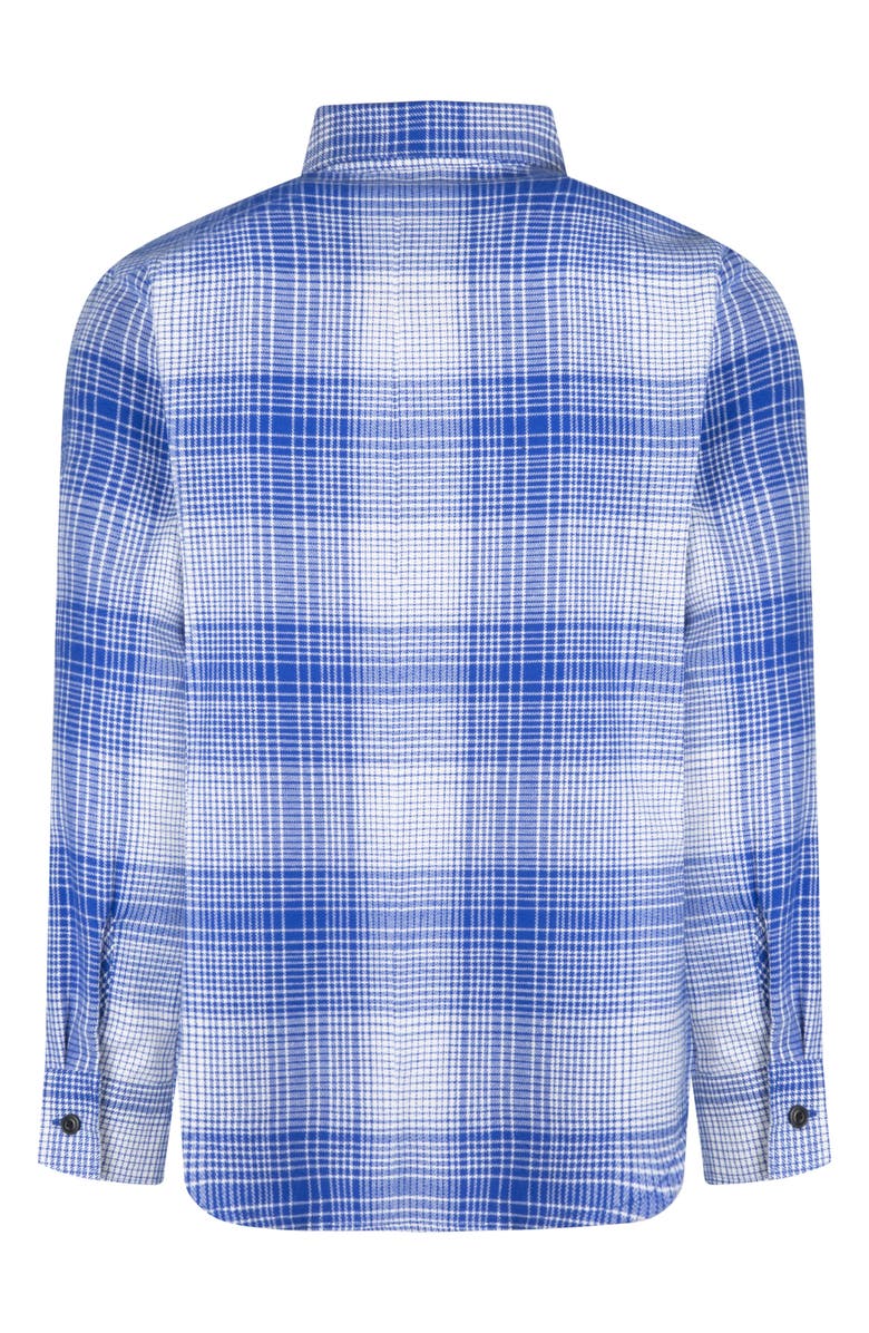 Hurley Kids' Santa Cruz Button-Up Shirt, Alternate, color, Hyper Cobalt