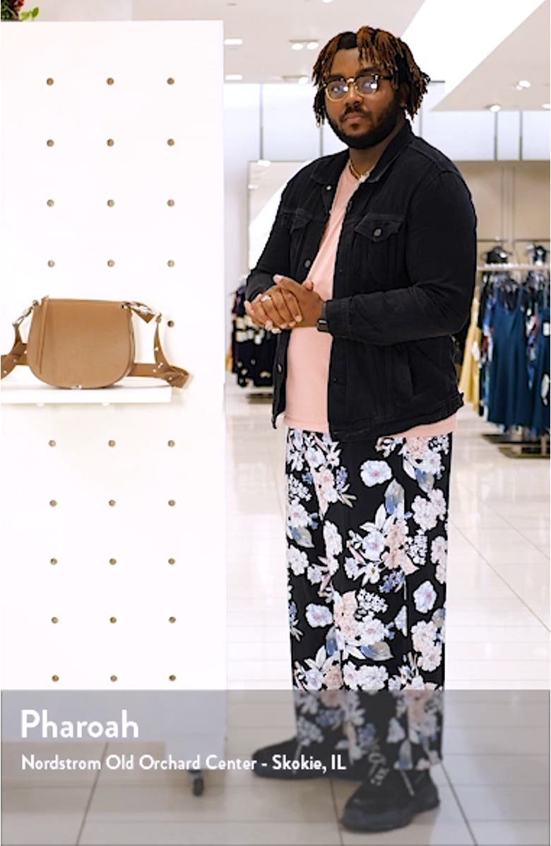 Captain Round Leather Crossbody Bag, sales video thumbnail