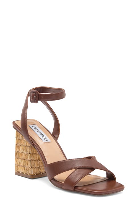 Renley Block Heel Ankle Strap Sandal (Women)