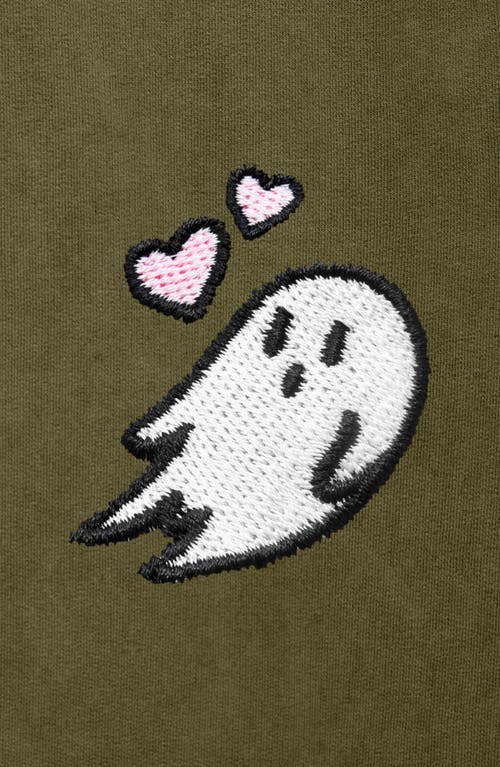 Dalix Womens Heartly Ghost Mineral Washed Hoodie