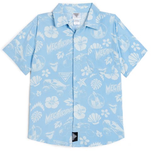 Short Sleeve Button Down Shirt (Toddler, Little Kid & Big Kid)