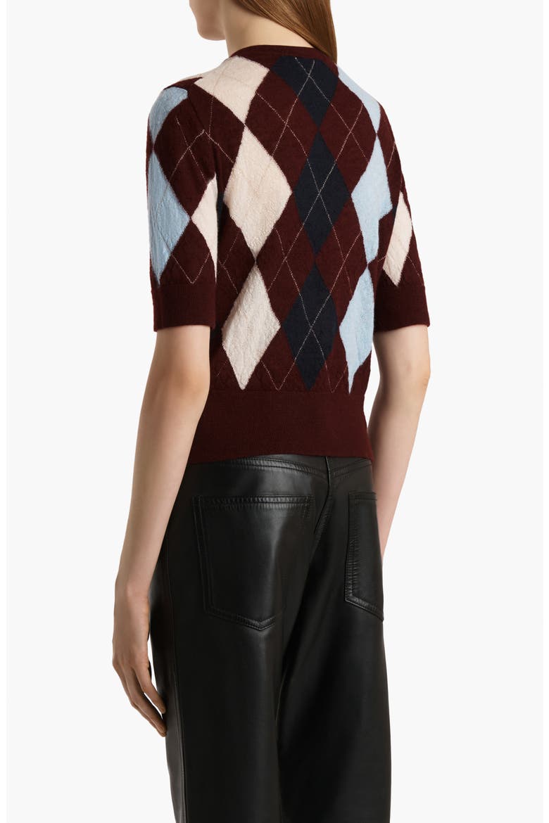 Anders Argyle Cashmere & Mohair Sweater, Alternate, color, MERLOT MULTI