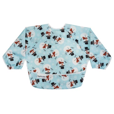 Mess-Proof/Waterproof Long-Sleeve Baby Bib