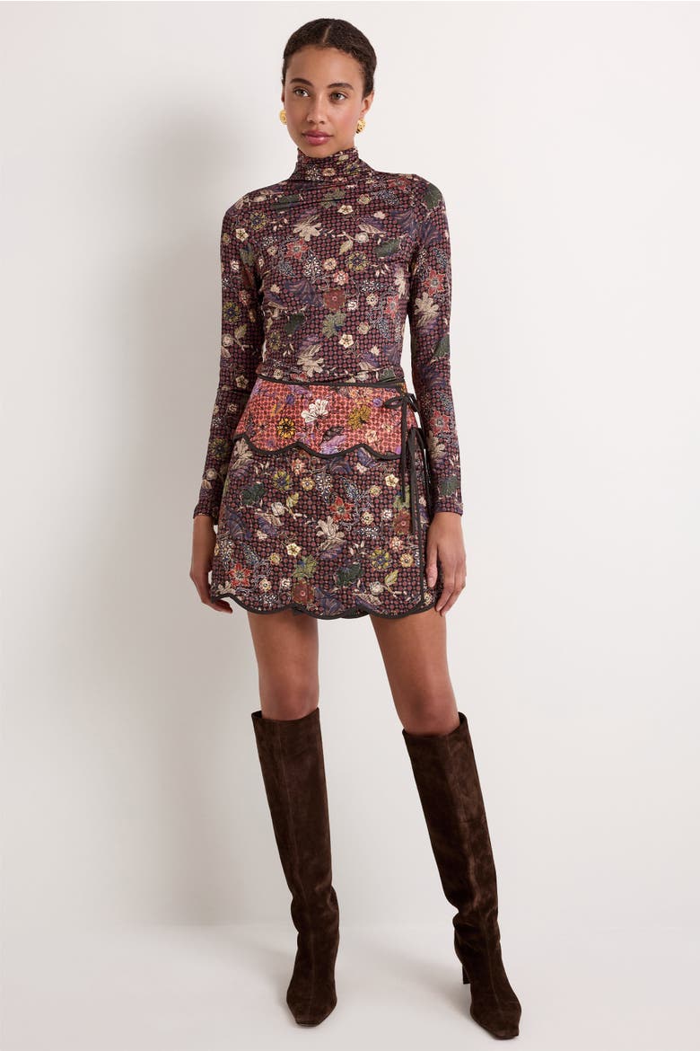 Julissa Skirt, Alternate, color, Rouge