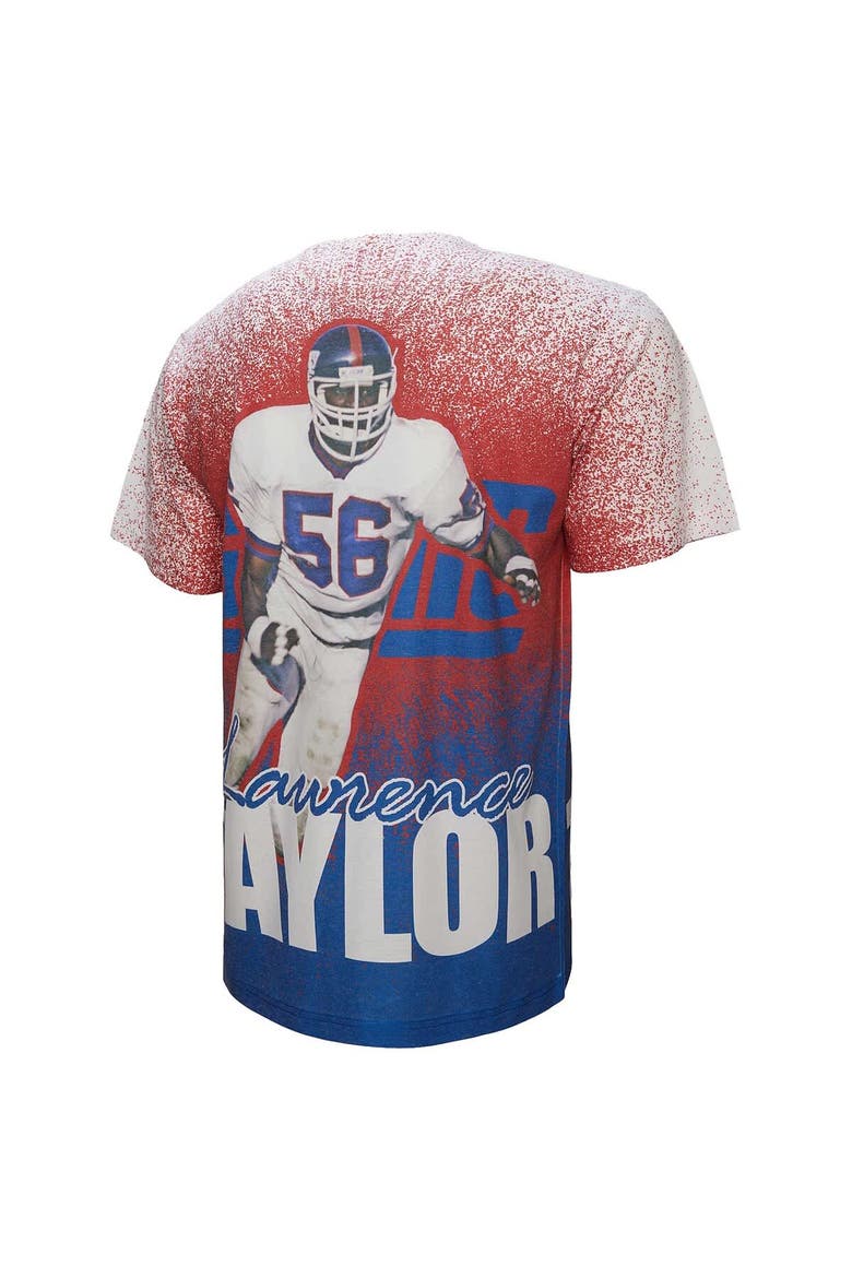 Men's Mitchell & Ness Lawrence Taylor Gray New York Giants Burst Retired Player T-Shirt, Alternate, color, Gray