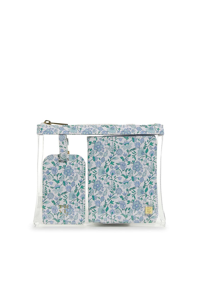 Hamptons Floral Travel Set, Main, color, Blue