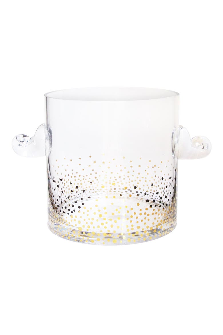 Luster Ice Bucket, Main, color, GOLD
