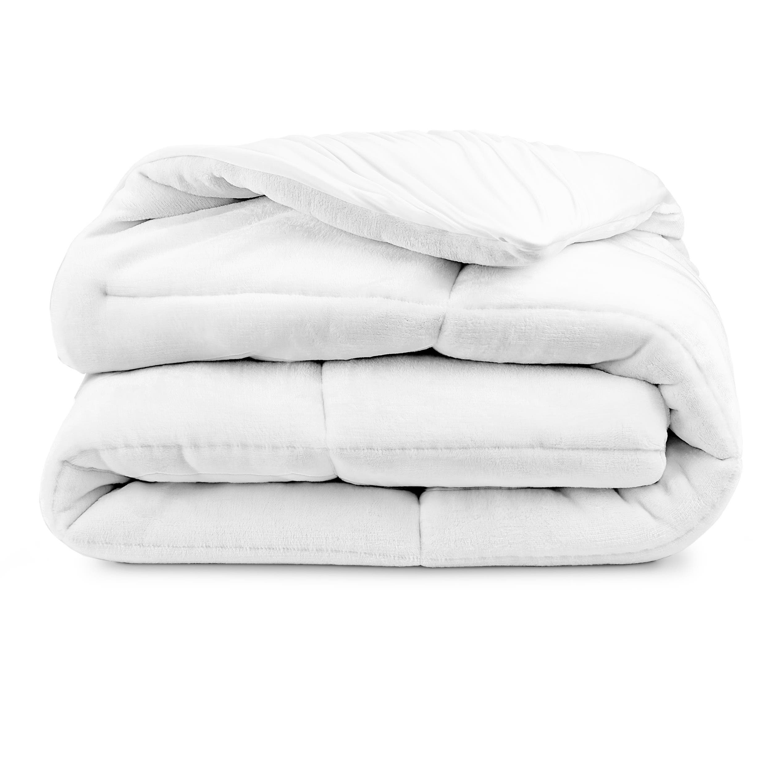 Bare Home Pillow-top Reversible Mattress Pad In White