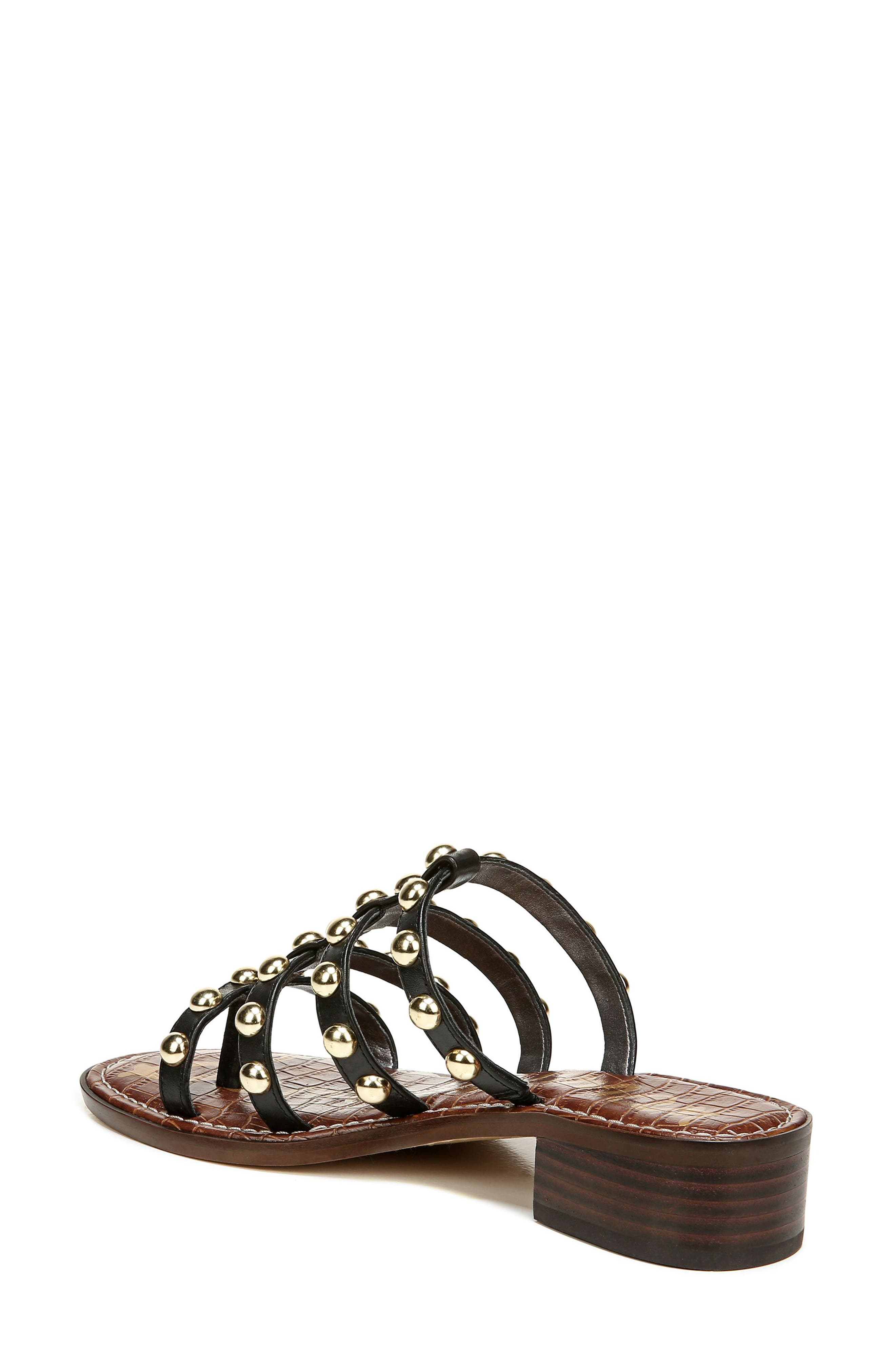 Sam Edelman Juniper Studded Gladiator Slide Sandal, Alternate, color, 