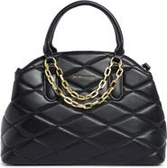 BCBG Quilted Double Compartment Satchel