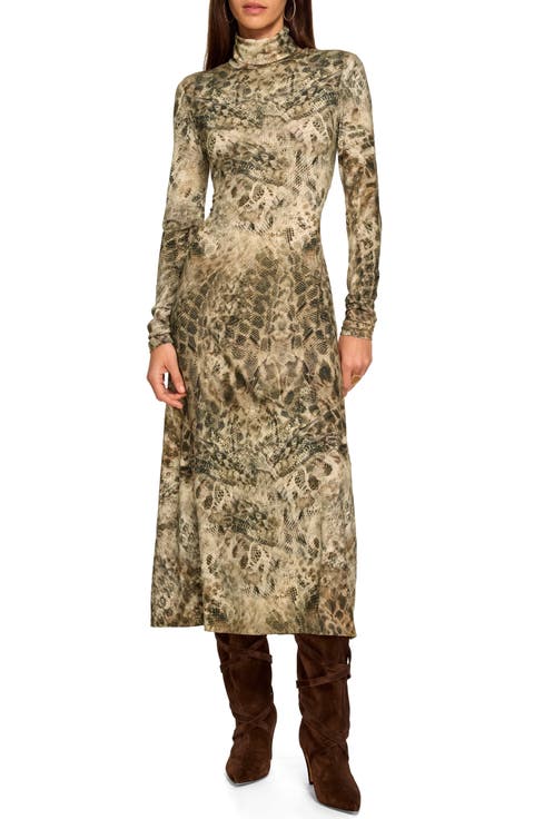 Valerie Turtleneck Midi Dress