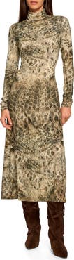 Ramy Brook Valerie Turtleneck Midi Dress