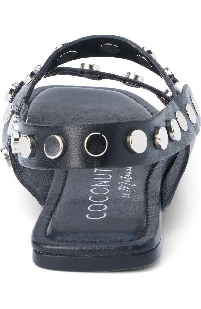 Coconuts by Matisse Kira Quarter Strap Sandal, Alternate, color, Black Leather