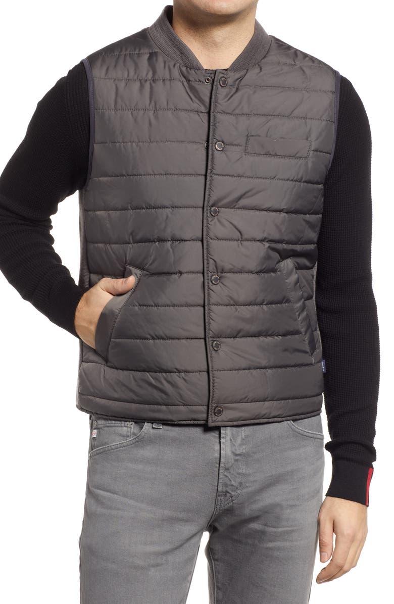 Stone Rose Water Repellent Puffer Vest, Alternate, color,