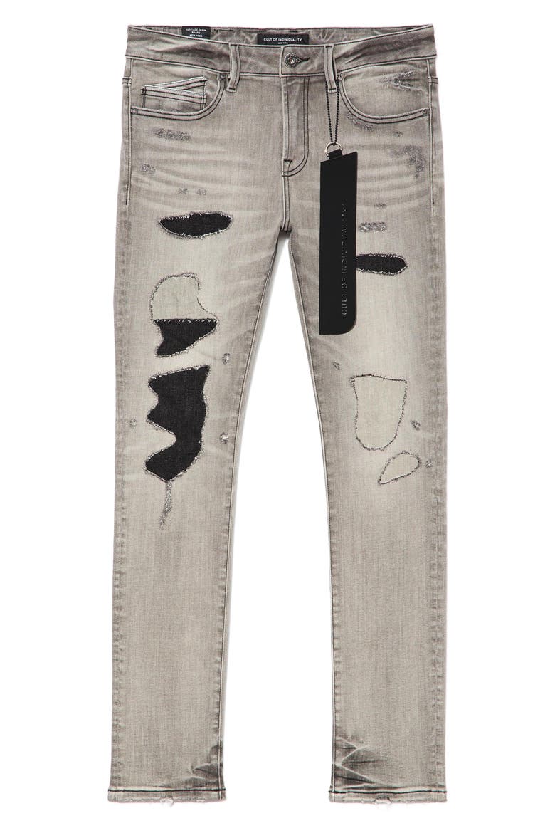 Punk 601 Super Skinny Jeans, Alternate, color, LUNAR