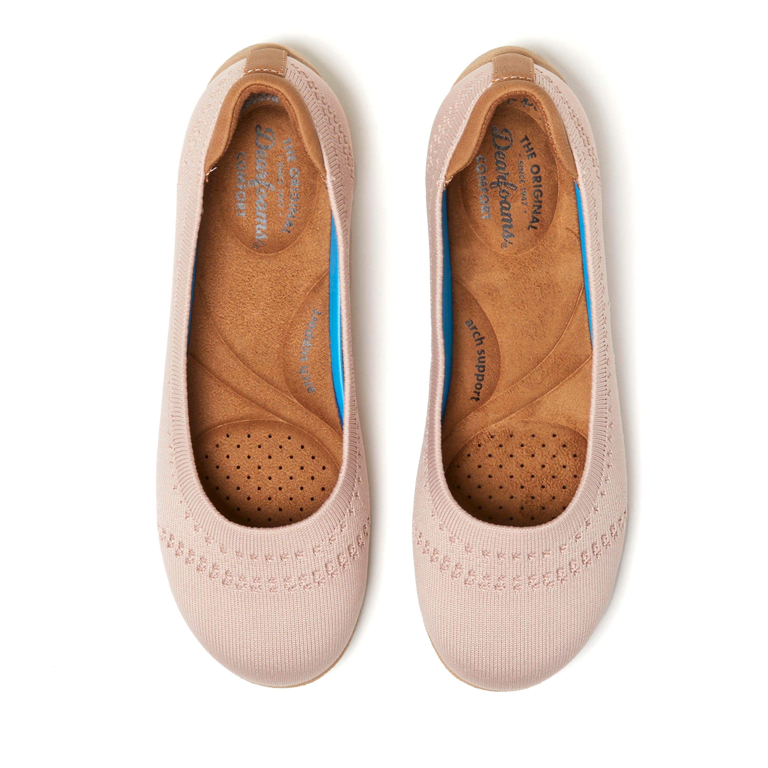 DEARFOAMS Misty Ballet Flat, Alternate, color, Pink