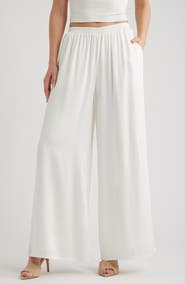 HOUSE OF CB Alexa Wide Leg Pull-On Pants