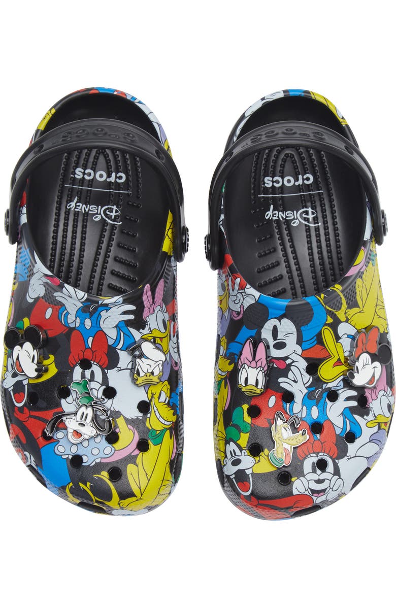 CROCS Mickey & Friends Classic Clog, Alternate, color, Black Multi