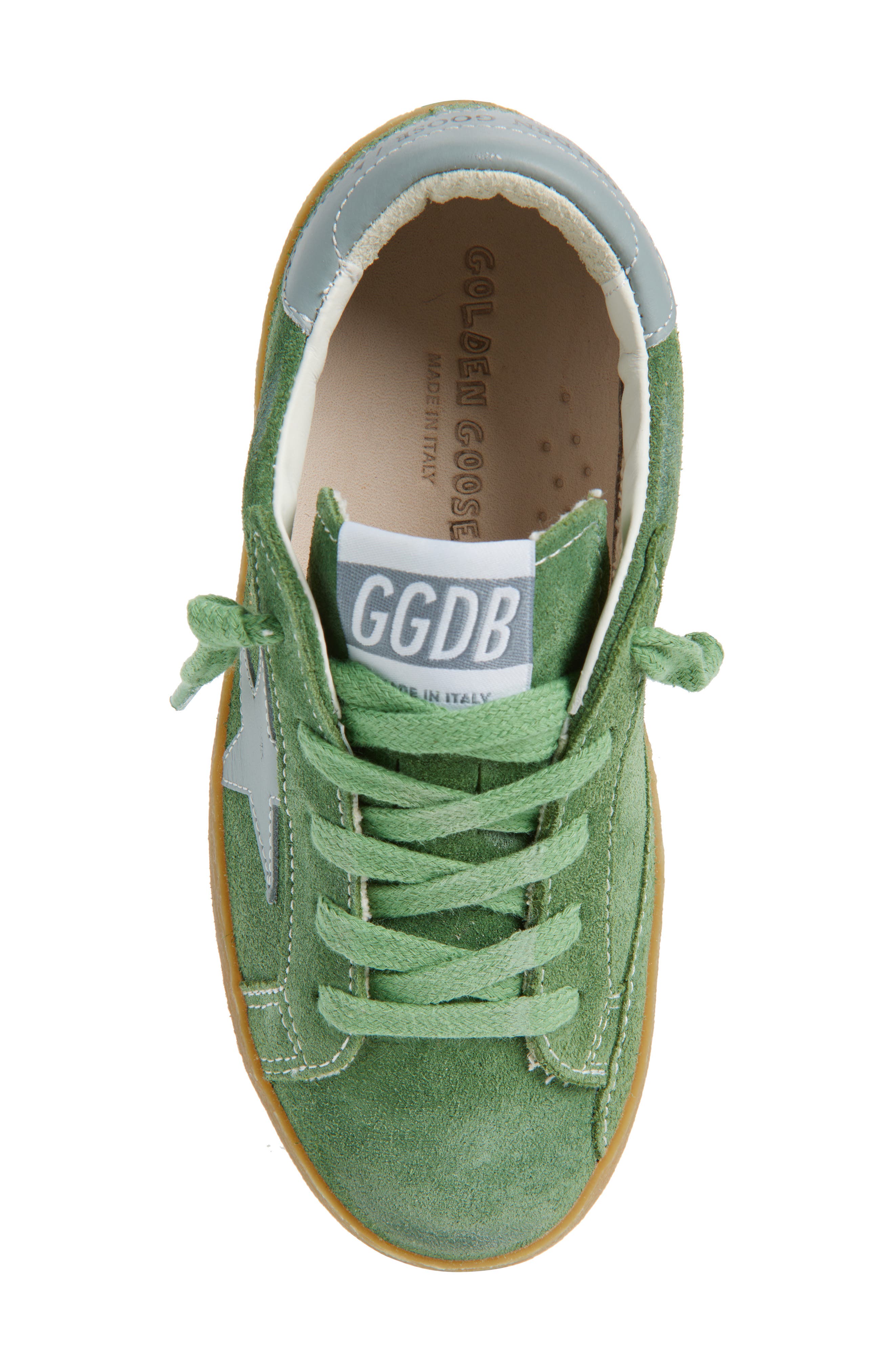 Golden Goose Kids' Super-Star Sneaker, Alternate, color, Green/ Light Blue