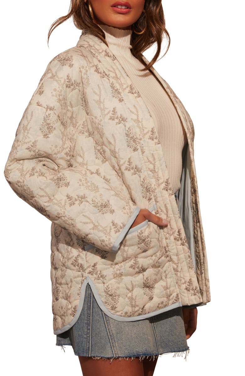 VICI Collection Maggy Open Front Quilted Jacket, Alternate, color,