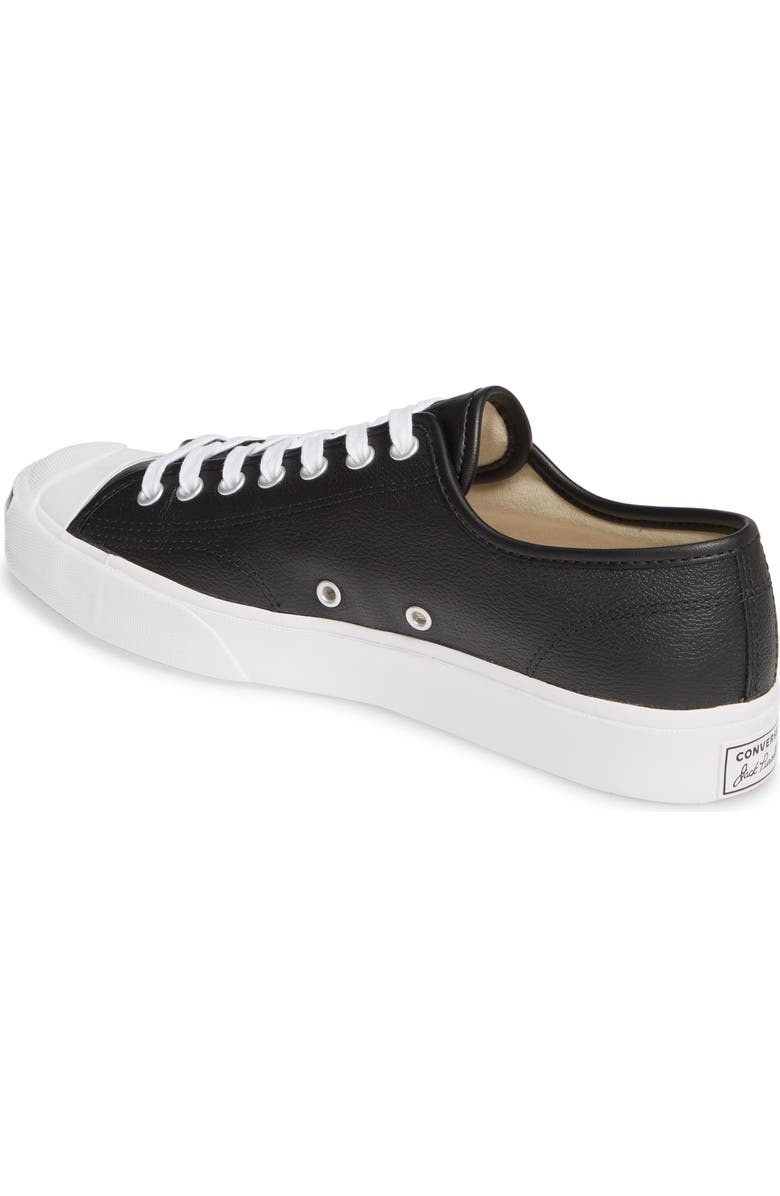 Converse Jack Purcell Low Top Leather Sneaker, Alternate, color,