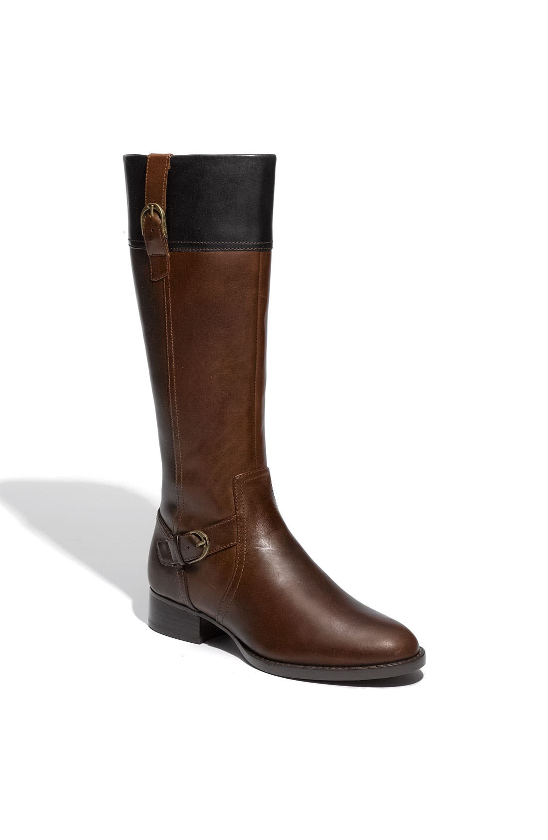 'York' Boot, Main, color, BROWN/ BLACK