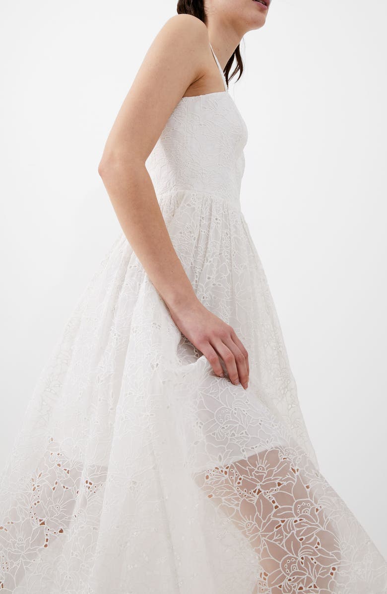 French Connection Embroidered Lace Dress, Alternate, color, 