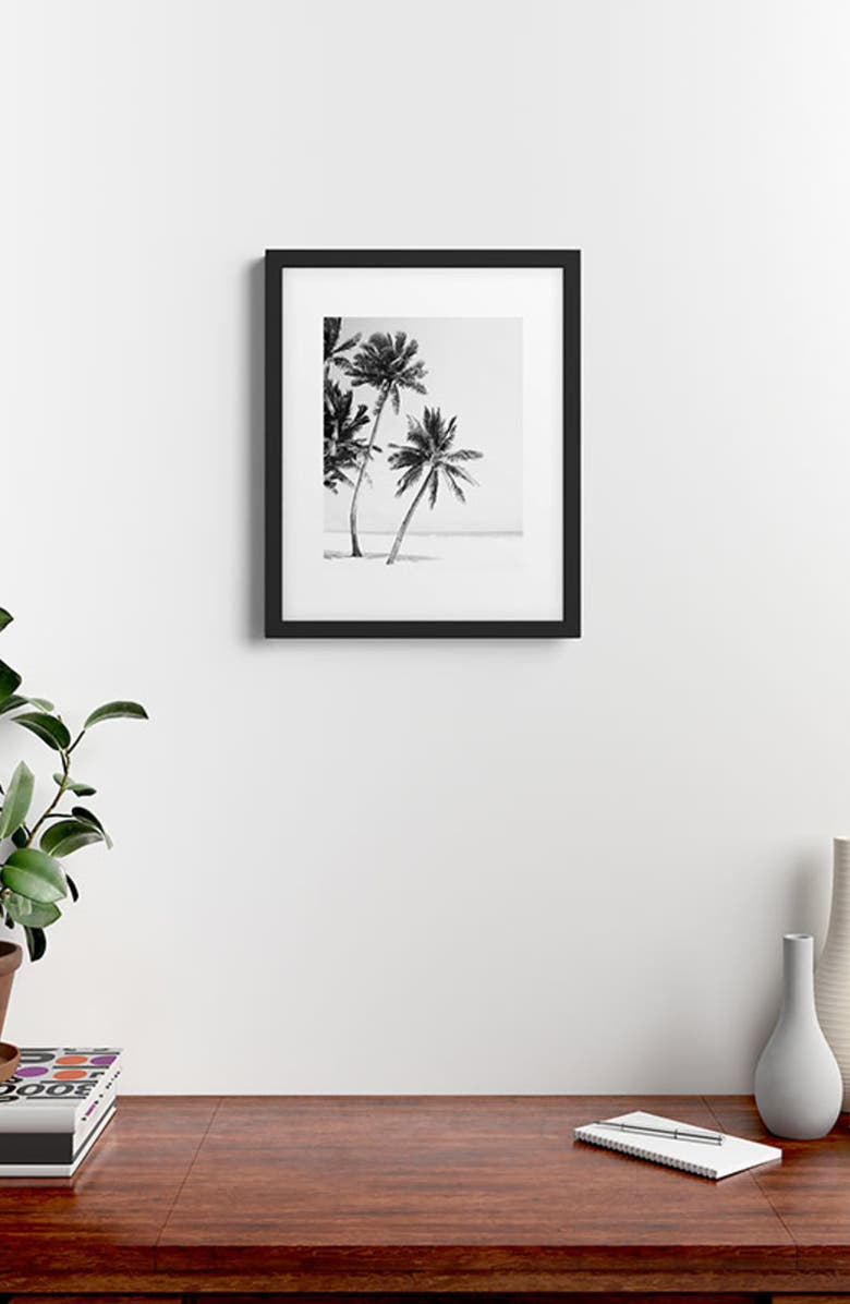 Deny Designs Island Framed Art Print, Alternate, color, Black-White