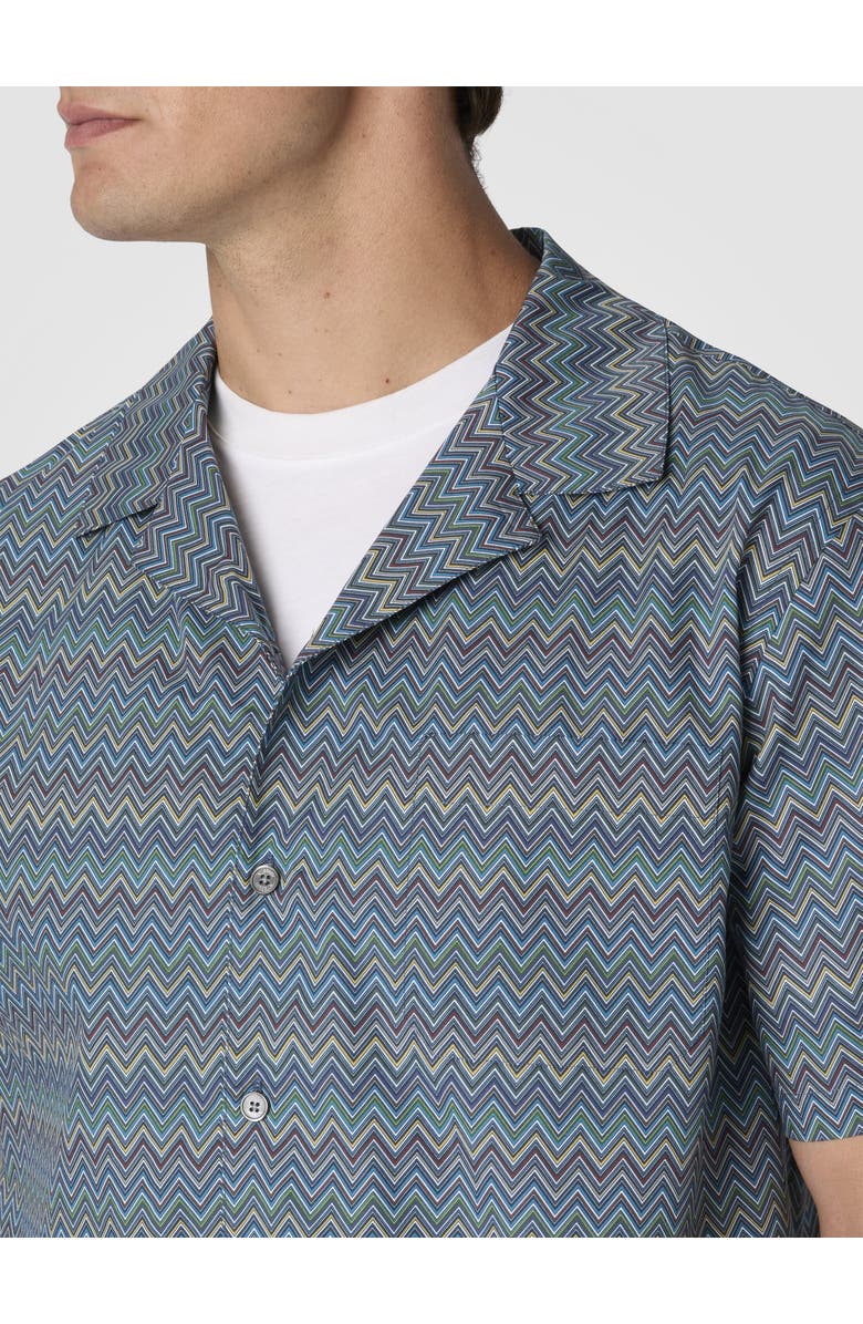 Missoni Bowling Shirt With Zigzag Pattern, Alternate, color, Multicoloured