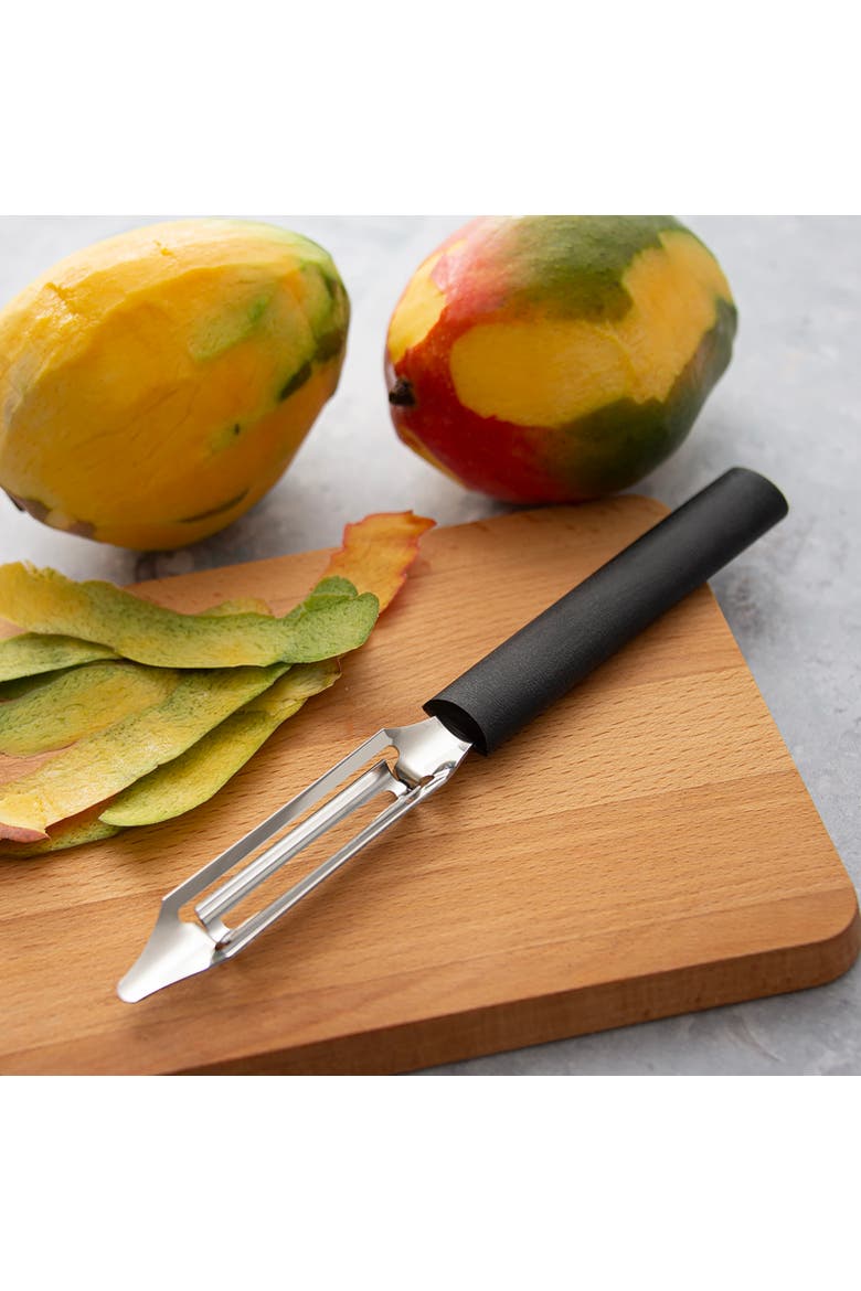 Cutlery 2-Inch Deluxe Vegetable Peeler with Straight Blade, Alternate, color, Black
